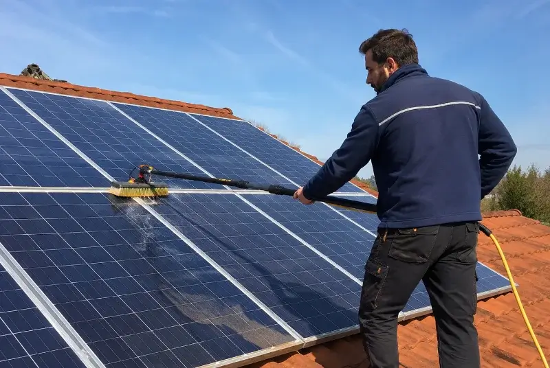 Nettoyage et entretien de panneaux solaires à Domezain-Berraute